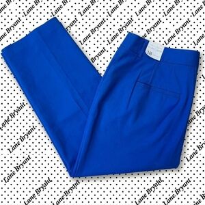 NWT- ​LANE BRYANT Slim Capri | Bold Electric Blue | Career & Casual
